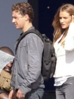 Shia Labeouf Transformers 3 Grey Leather Jacket