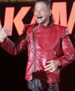 Shinsuke Nakamura Red Leather Jacket