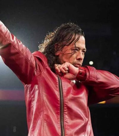 Shinsuke Nakamura Red Leather Jacket
