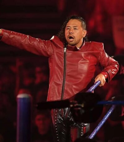 Shinsuke Nakamura Red Leather Jacket