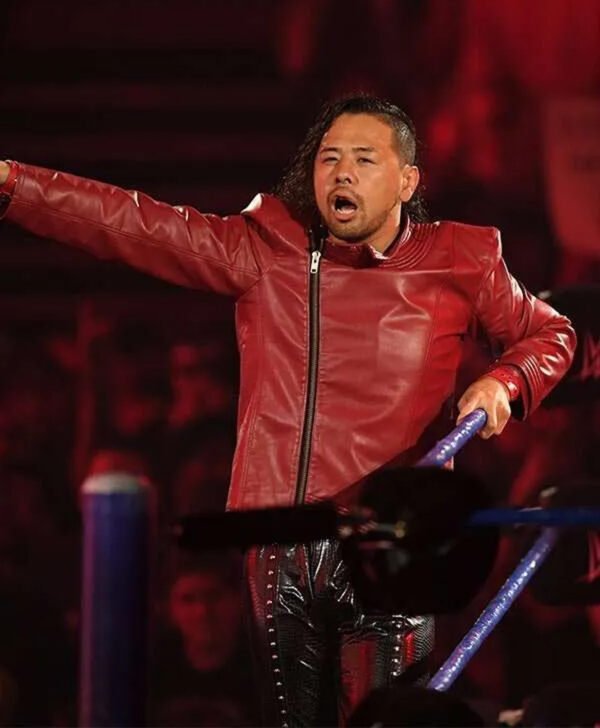 Shinsuke Nakamura Red Leather Jacket