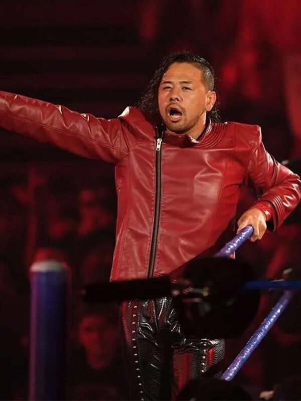 Shinsuke Nakamura Red Leather Jacket
