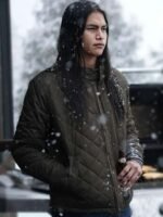 Shoresy S01 Sanguinet Green Quilted Bomber Jacket
