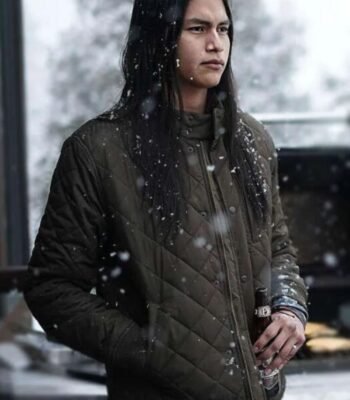 Shoresy S01 Sanguinet Green Quilted Bomber Jacket