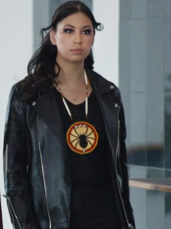 Shoresy S01 Ziigwan Black Biker Leather Jacket