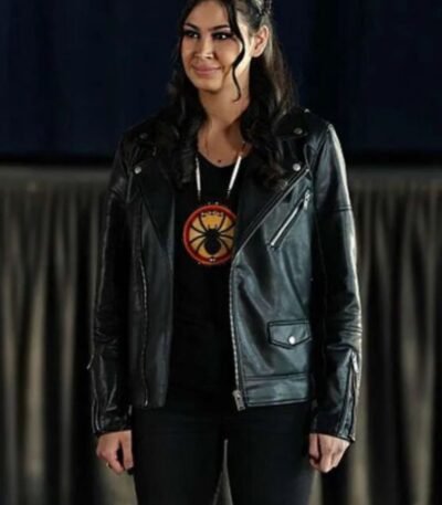 Shoresy S01 Ziigwan Black Biker Leather Jacket