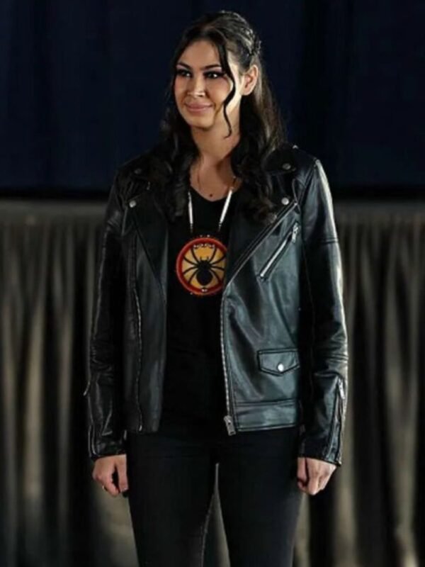 Shoresy S01 Ziigwan Black Biker Leather Jacket