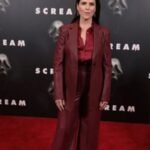 Sidney Prescott Scream Maroon Leather Coat