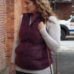 Signs Of Your Heart 2023 Allie Purple Puffer Vest