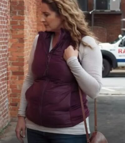 Signs Of Your Heart 2023 Allie Purple Puffer Vest