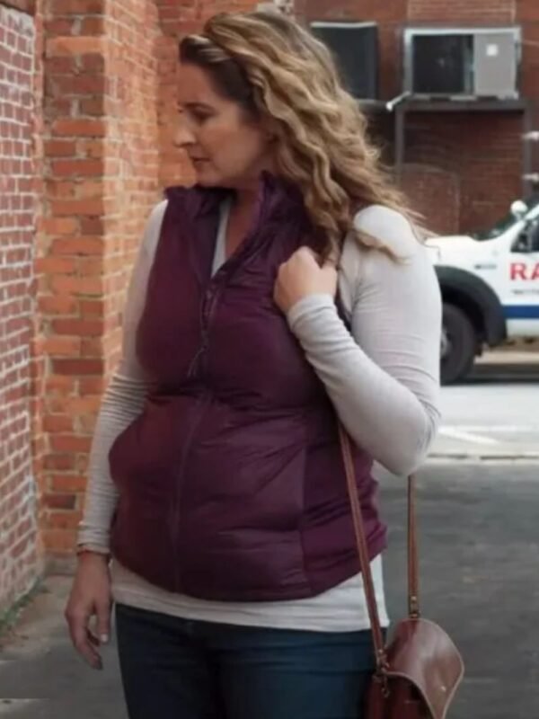 Signs Of Your Heart 2023 Allie Purple Puffer Vest