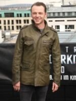 Simon Pegg Star Trek Oval Green Jacket