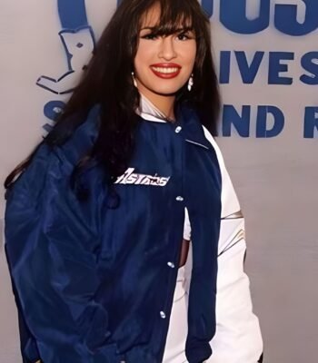 Singer Selena Quintanilla Blue Bomber Jacket