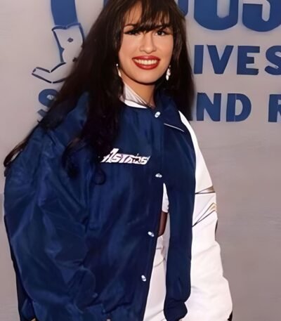 Singer Selena Quintanilla Blue Bomber Jacket