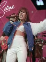 Singer Selena Quintanilla Blue Bomber Jacket