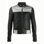 Slim Fit Biker Black Jacket