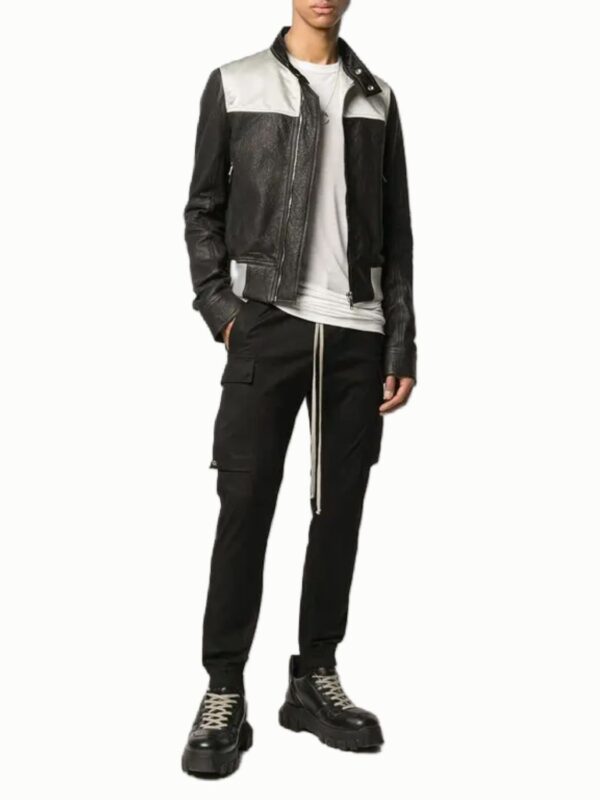 Slim Fit Biker Black Jacket