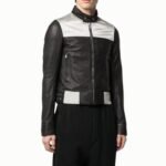 Slim Fit Biker Black Jacket