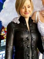 Smallville Chloe Sullivan Leather Black Jacket