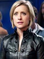 Smallville Chloe Sullivan Leather Black Jacket