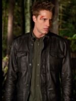 Smallville Justin Hartley Black Leather Jacket