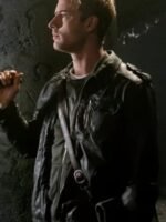 Smallville Justin Hartley Black Leather Jacket