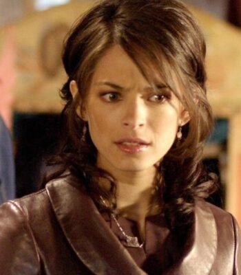 Smallville Lana Lang Maroon Leather Jacket