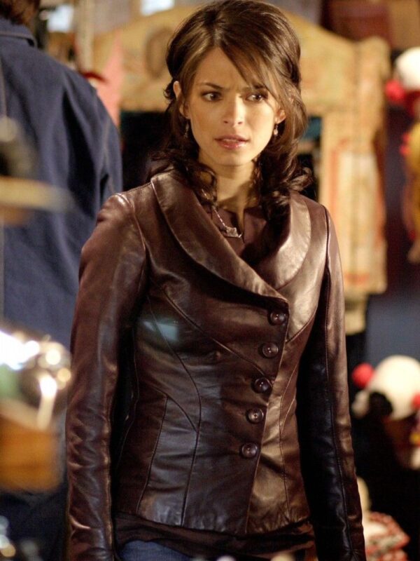 Smallville Lana Lang Maroon Leather Jacket