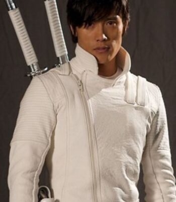 Snake Eyes G.I. Joe Origins Warrior White Leather Jacket