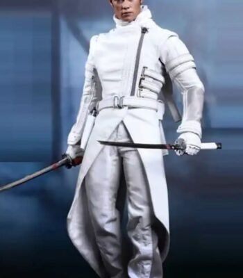 Snake Eyes G.I. Joe Origins Warrior White Leather Jacket