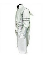 Snake Eyes G.I. Joe Origins Warrior White Leather Jacket)