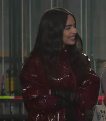 Sofia Carson Feel The Beat Maroon Jacket