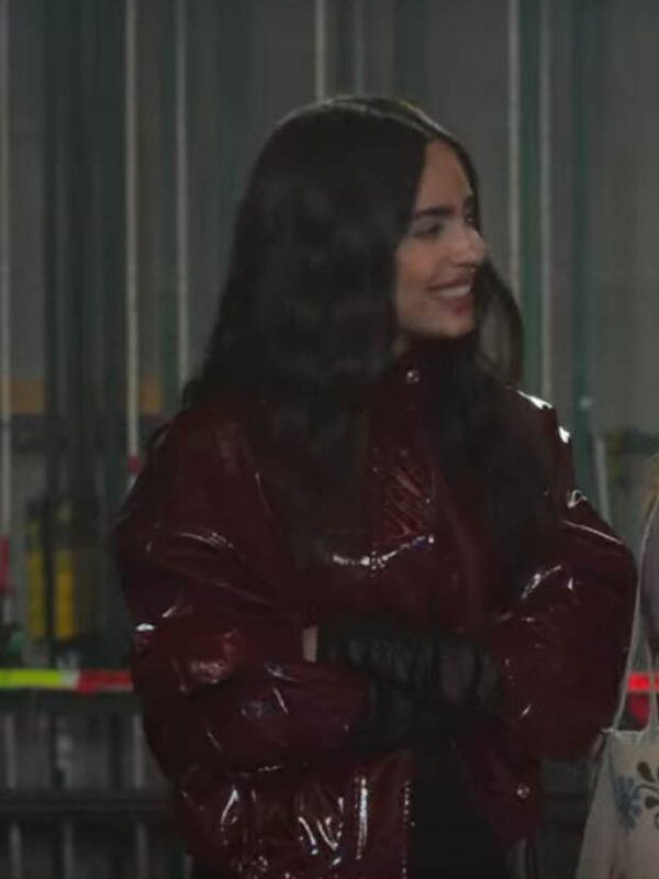Sofia Carson Feel The Beat Maroon Jacket