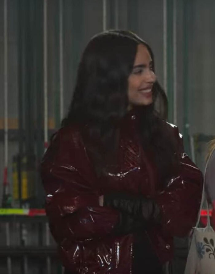 Sofia Carson Feel The Beat Maroon Jacket