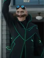 Sonic The Hedgehog 2 Dr. Ivo Robotnik Black Long Coat