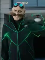 Sonic The Hedgehog 2 Dr. Ivo Robotnik Black Long Coat