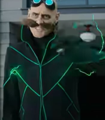Sonic The Hedgehog 2 Dr. Ivo Robotnik Black Long Coat