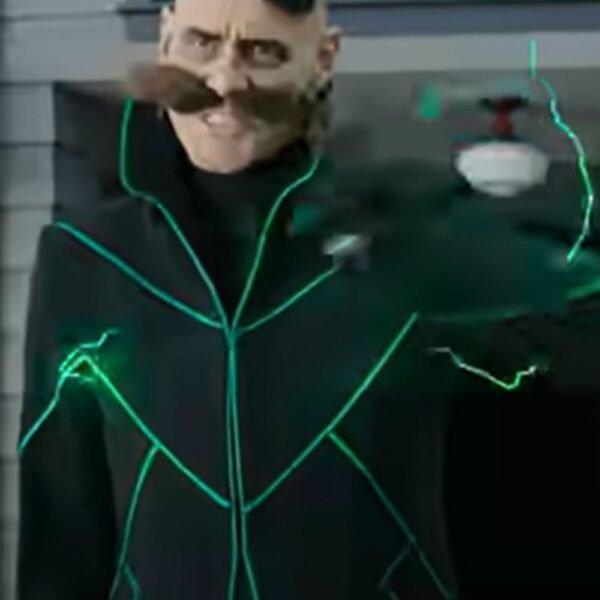 Sonic The Hedgehog 2 Dr. Ivo Robotnik Black Long Coat