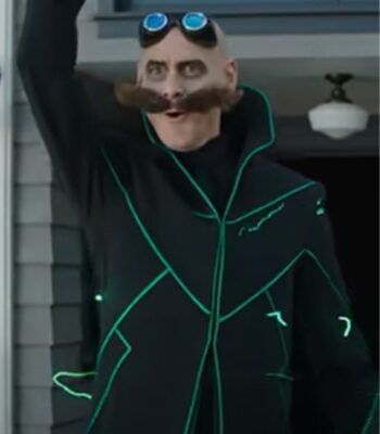 Sonic The Hedgehog 2 Dr. Ivo Robotnik Black Long Coat