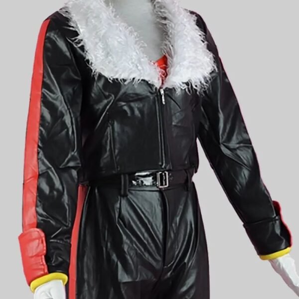 Sonic The Hedgehog Shadow Black Fur Jacket