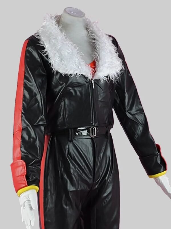 Sonic The Hedgehog Shadow Black Fur Jacket