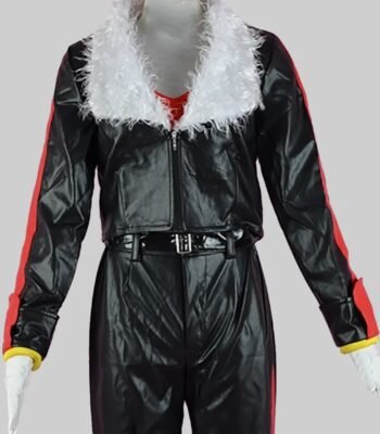 Sonic The Hedgehog Shadow Black Fur Jacket