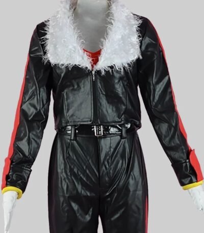 Sonic The Hedgehog Shadow Black Fur Jacket