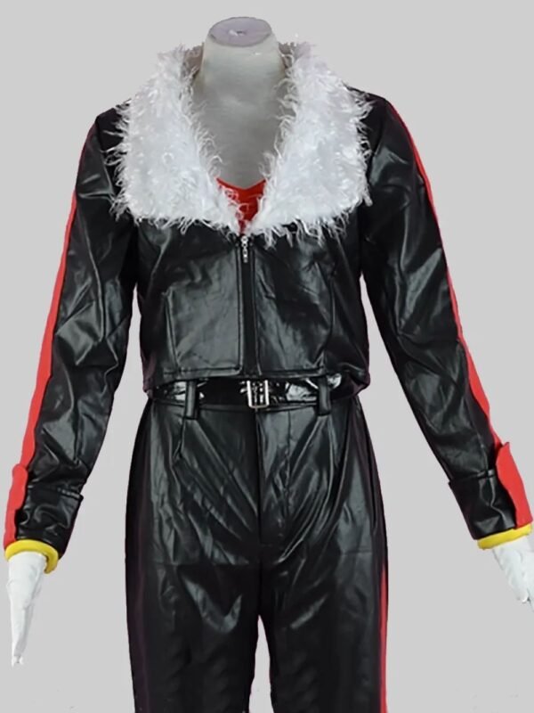 Sonic The Hedgehog Shadow Black Fur Jacket