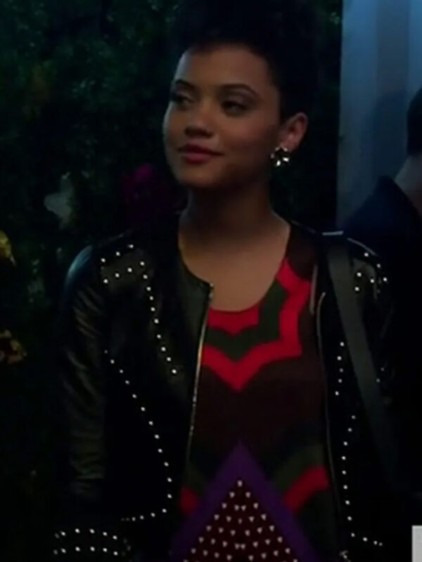 Sophia Eye Candy S01 Studded Leather Jacket