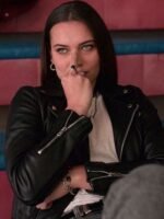 Sophia Tatum I Am Not Okay With This Black Biker Jacket