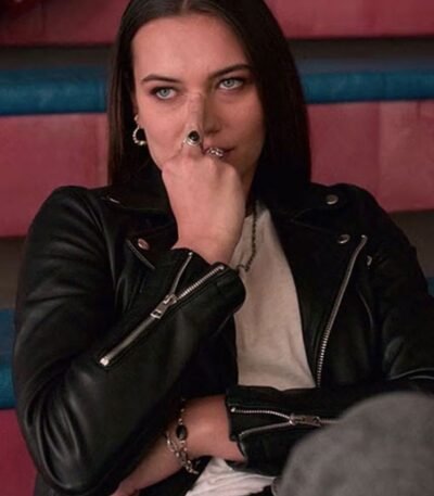 Sophia Tatum I Am Not Okay With This Black Biker Jacket