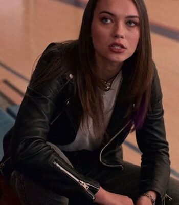 Sophia Tatum I Am Not Okay With This Black Biker Jacket