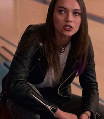Sophia Tatum I Am Not Okay With This Black Biker Jacket