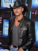 Southern Voice Album Tim Mcgraw Black Leather Jacket